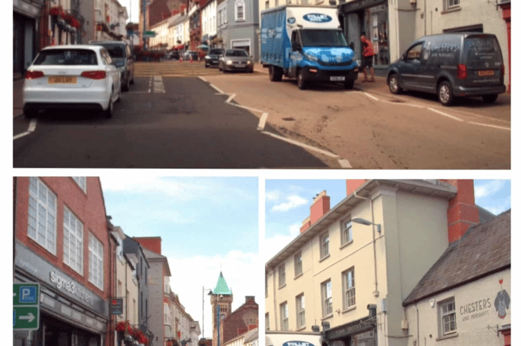 Abergavenny goes viral for poor parking