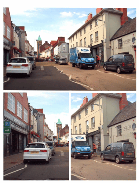 Abergavenny goes viral for poor parking