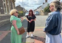 Police and crime commissioner joins Deputy Mayor on walk around Abergavenny