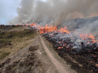 Clydach Dingle command group established by fire service