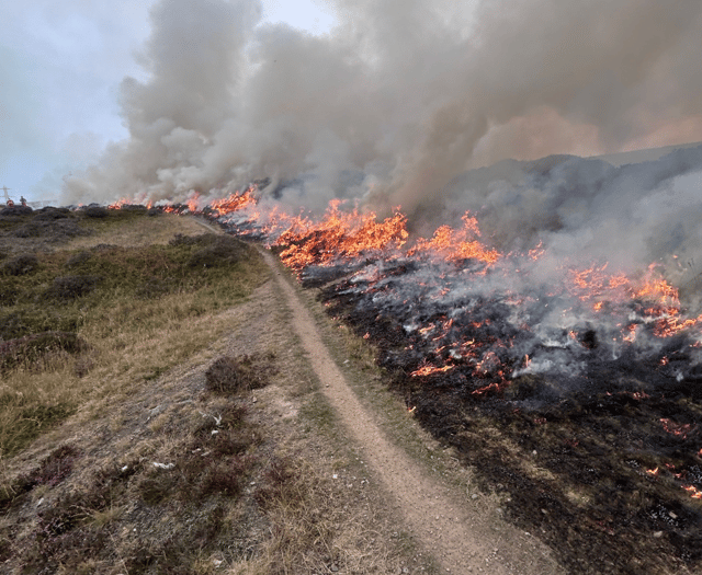 Clydach Dingle command group established by fire service