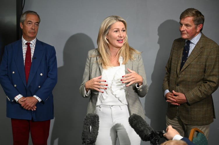 Laura Anne Jones MS and Nigel Farage