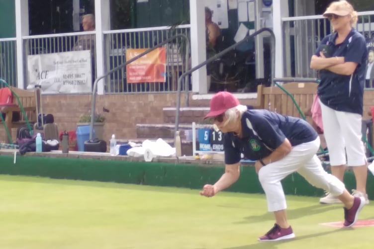 Gilwern's ladies took on Merthyr West End