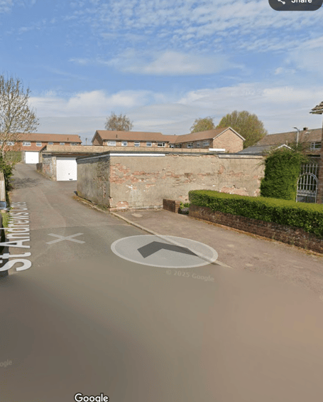 St Andrew's Crescent garages, Abergavenny
