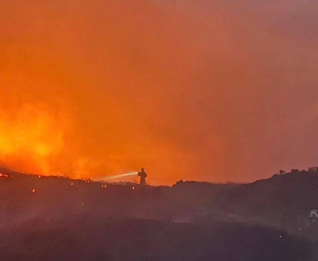 Latest on wildfire situation as rain forecast for the area