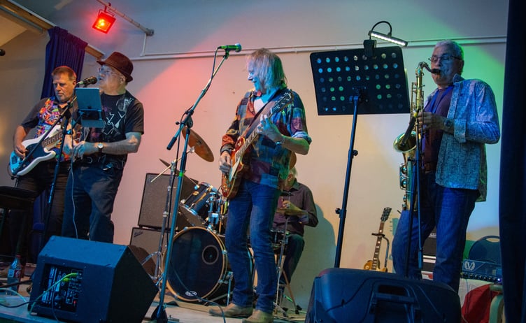 Local band U3 live on stage