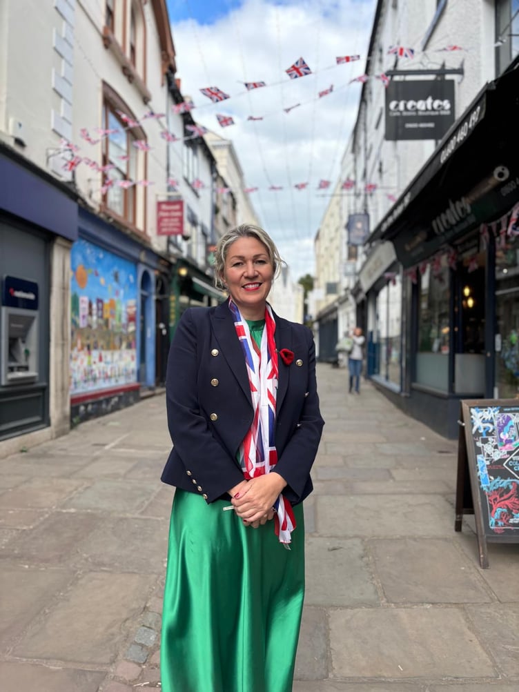 Laura Anne Jones in Monmouth Town Centre