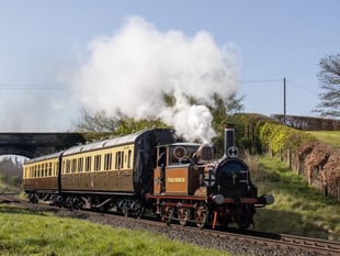 Locomotive found in a convent makes history at Blaenavon Steam Gala