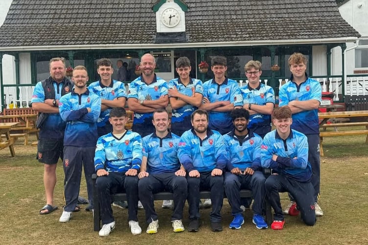 Abergavenny 2nds proved Invincibles – (Back from left) Marc Morgan, Ellis Jones, James Morris, Tim Price, Evan Jones, Shunryu Sheehan, Lewys Wilkes-McCarthy, Archie Eccles, (front) Drew Heffernan, Ed Woolcott (Capt), Greg Fury, Pawan Nisansala and Will Eccles
