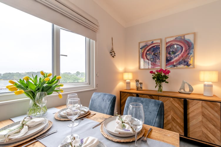 The Croft dining room
