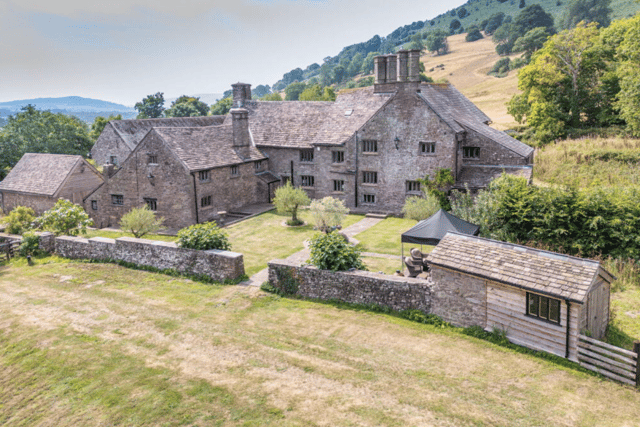Grade I listed Tudor Manor House near Abergavenny on the market