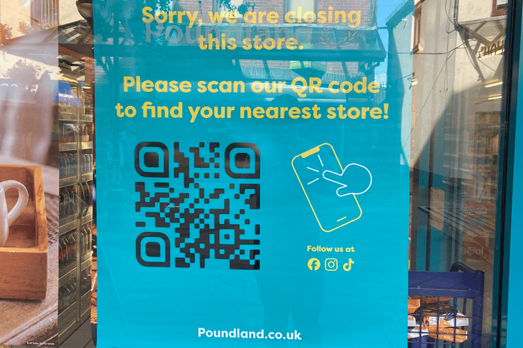 Abergavenny poundland closing