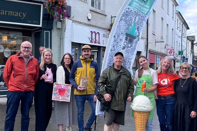 Abergavenny Food Festival map photoshoot