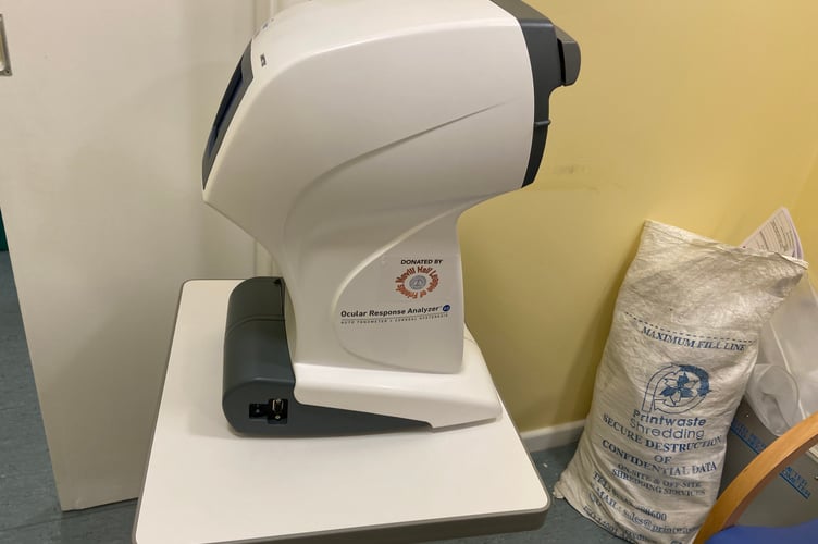 Ocular response analyser, Nevill Hall
