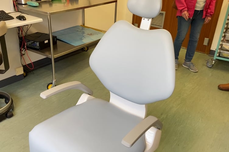 New dental surgery chair at Nevill Hall