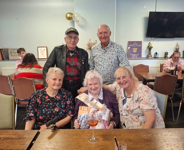 Great-great-grandmother celebrates 100th birthday