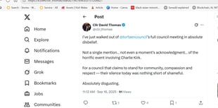 Councillors slammed for failing to mark Charlie Kirk’s killing