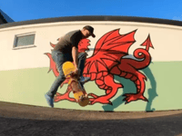 
Llangynidr lad celebrates his 50th with something a little different…