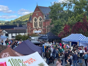 WATCH: A walk around Abergavenny Food Festival