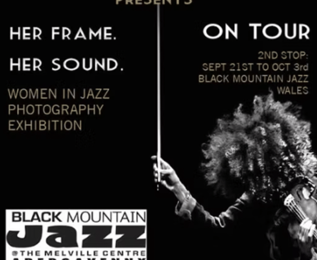 Photo exhibition tour celebrating women in jazz stops in Abergavenny