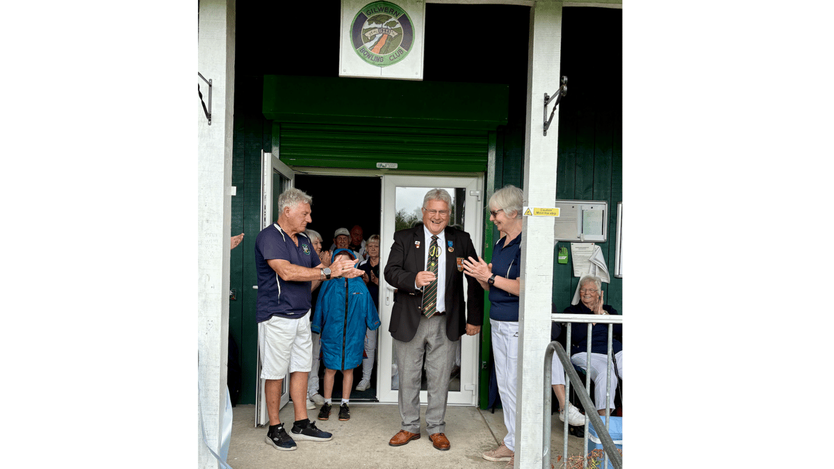 League President Cuts Tape on Gilwern Clubhouse Upgrade | Abergaven...
