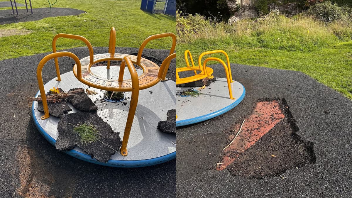 Police Appeal After Flooring Ripped Up at Crickhowell Play Park | A...