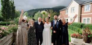 Local couple get married at Abergavenny care home