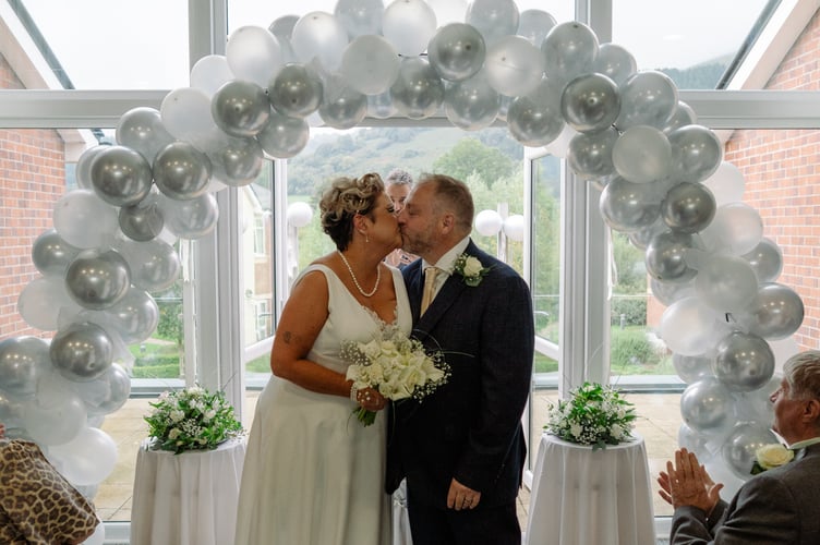Wedding at Foxhunters care home in Abergavenny