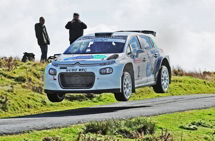 Damian Cole and Paul Spooner powered through to grab third in the Tour of Epynt