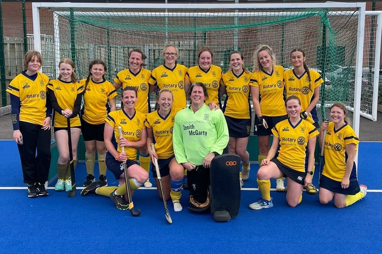 Abergavenny Hockey Club ladies team