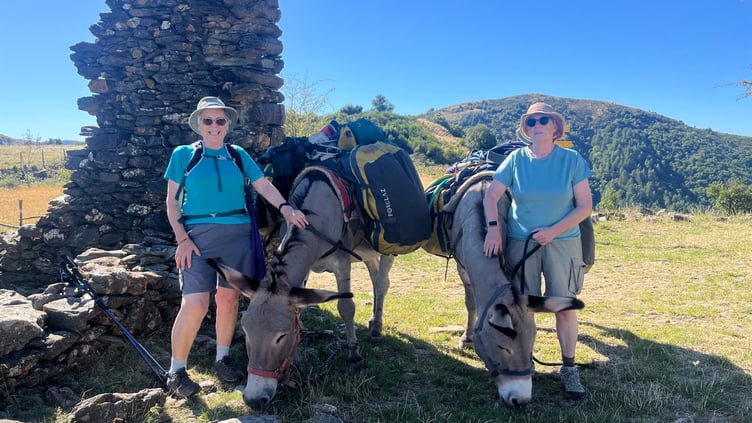Cath and Jude on the trek