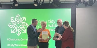 Abergavenny Tidy wins top Tidy Wales Awards