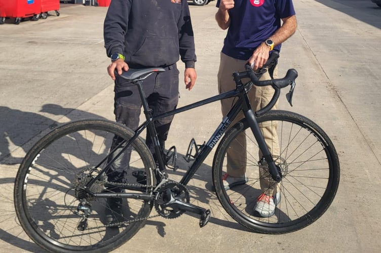 The bike donated to Laith Hofayz for challenge x