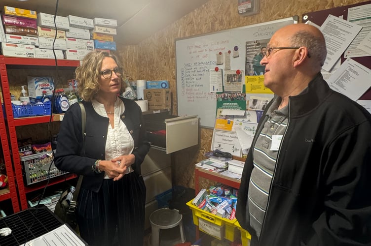 Catherine Fookes at Monmouth Food Bank