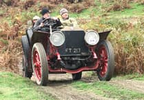Vintage wheels roar across rural trails