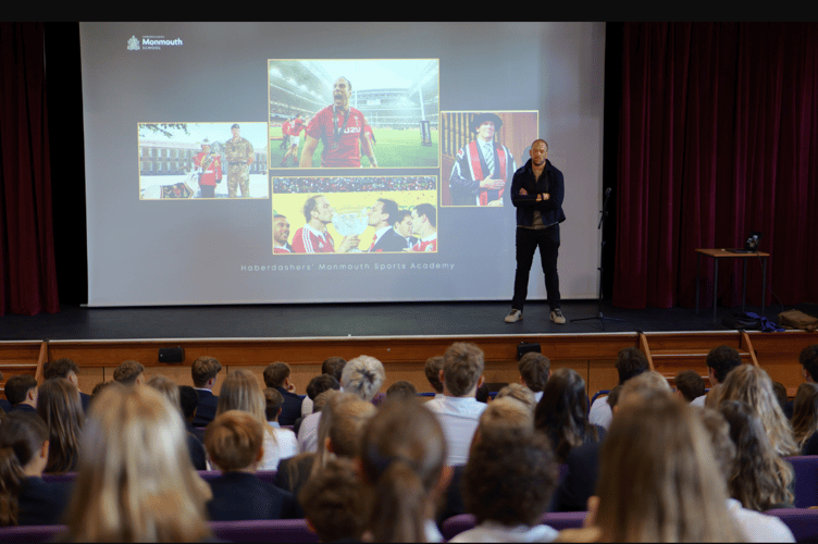 Alun Wyn Jones at Haberdashers' Monmouth School