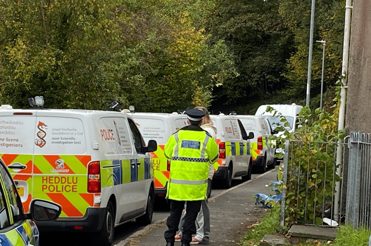Police incident response Blaenavon