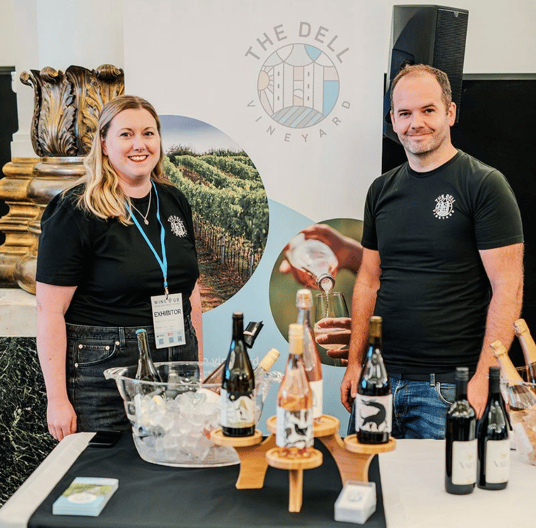 Lucy and Dan Alford's vineyard has seen a record harvest