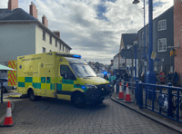 Major emergency service response in Abergavenny