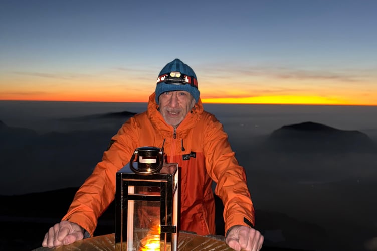 Laith Hofayz lights a beacon in memory of his son