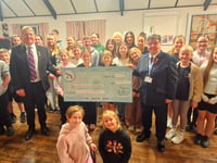 Aber Pantomime Company hands over donation to Royal British Legion