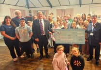 Aber Pantomime Company presents show-week donations to Royal British Legion