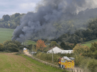 Family farm blaze sparks resilience from father and son