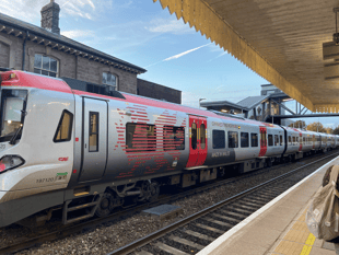 Trespassers delay services from Abergavenny