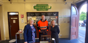 Cafe partners with charity to promote up-cycling