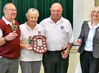 Hosts Usk roll to triples title in county short mat finals