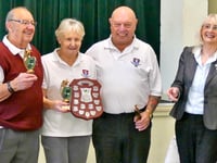 Hosts Usk roll to triples title in county short mat finals