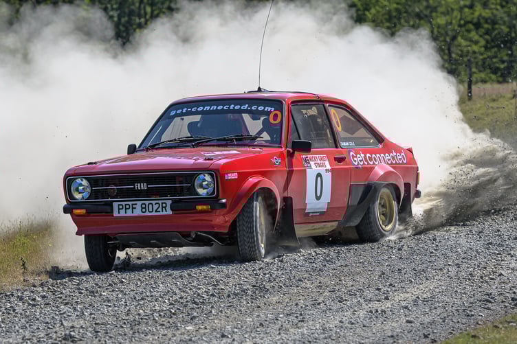 Damian Cole will be burning it up in the Ford Esccort MK2