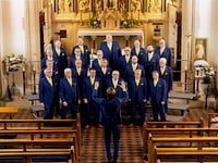  Local choir Synergy take centre stage at Llanarth's festive countdown