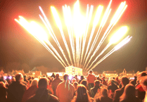 Look up! Fireworks light up the skies above Abergavenny